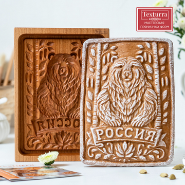 Пряничная форма Русский медведь