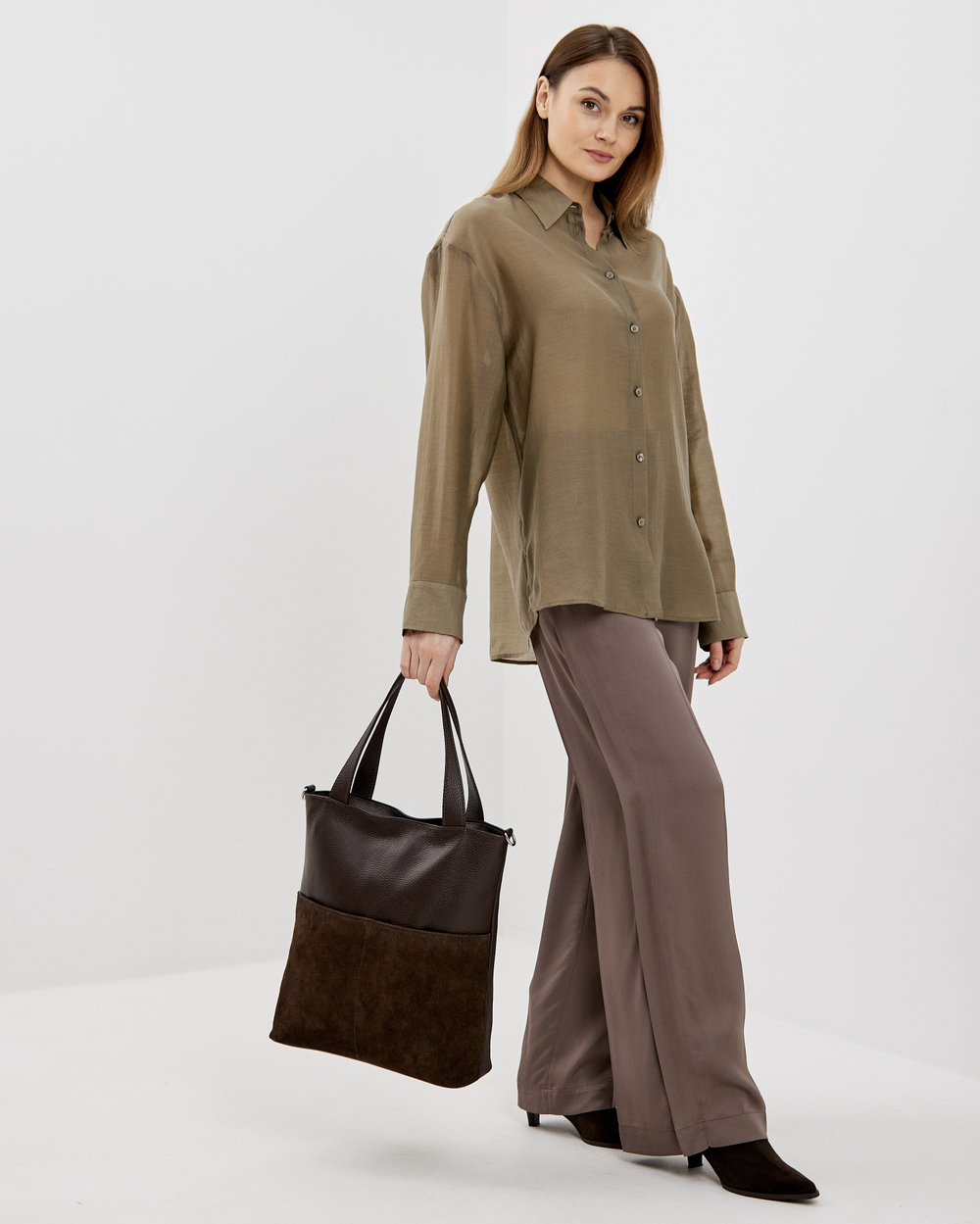 Сумка 726 15 коричневый