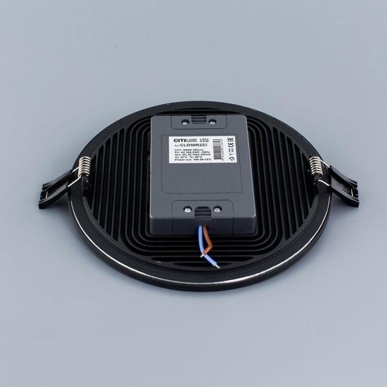 CLD50R222 Омега Черный Св-к Встр 22W*3000K
