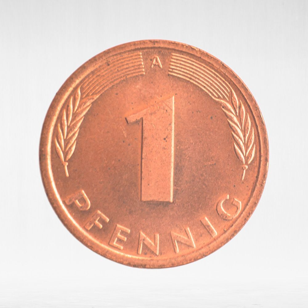 Germany, 1 Pfennig, 1991, (Berlin Mint - "A"), XF