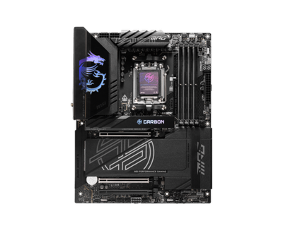 Материнская плата MSI MPG X870E CARBON WIFI AM5 X870E 4xDDR5 4xSATA3 RAID 4xM.2 HDMI DP ATX