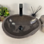 Раковина из речного камня RS-65593 50*35*15 0856