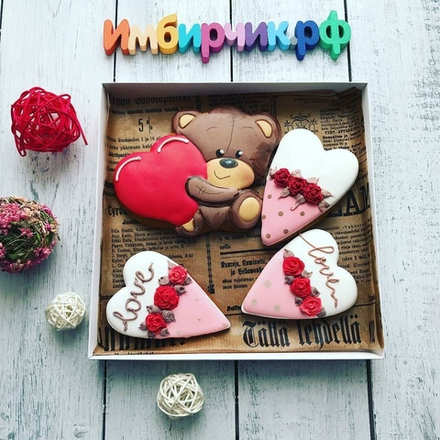 Имбирные пряники Любовь