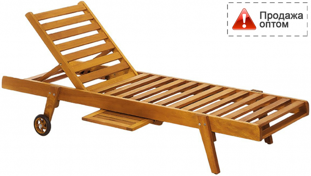 Шезлонг-лежак деревянный Tagliamento Standard