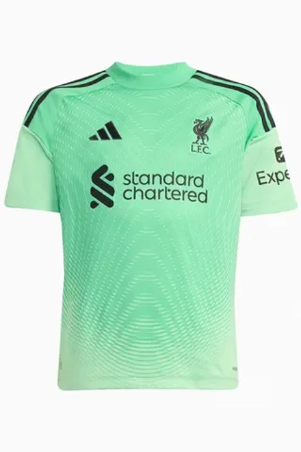 Футболка adidas Liverpool FC 25/26 Goalkeeper Junior - зеленый