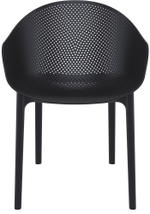 Комплект пластиковой мебели Siesta Contract Sky, черный