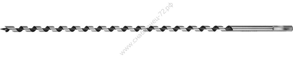 URAGAN 10x450/360мм, сверло левиса по дереву, шестигранный хвостовик