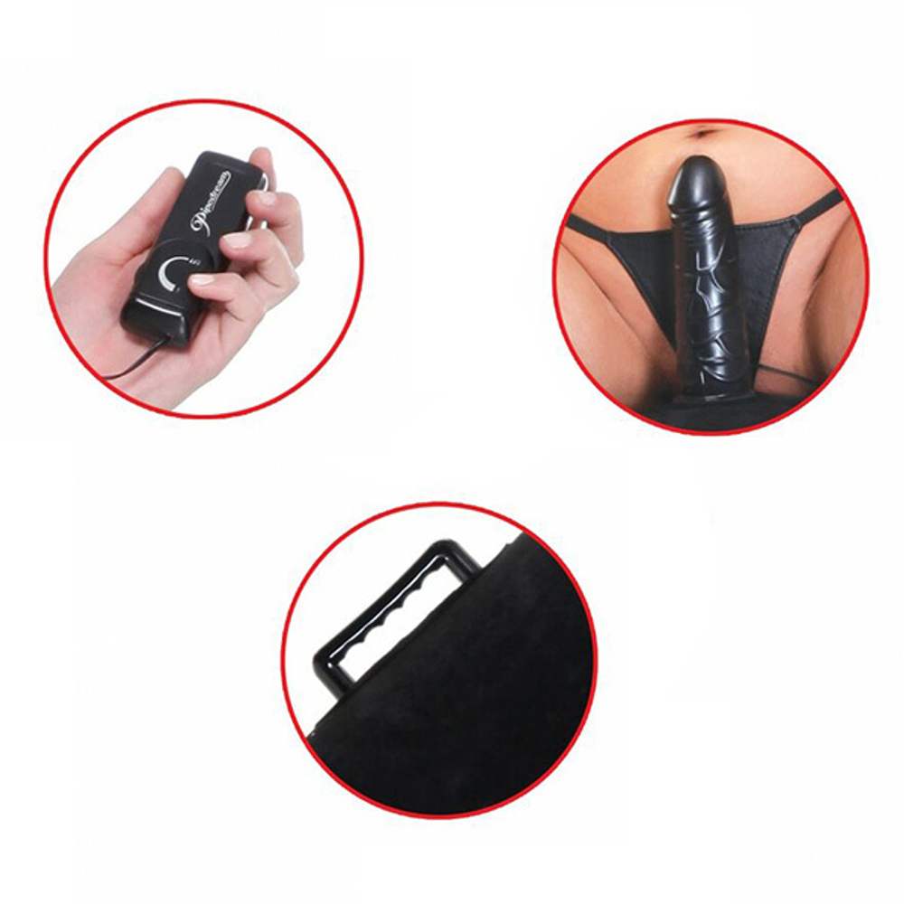 Вибромассажер 14,5см на надувной подушке PipeDream Fetish Fantasy Series Inflatable Luv Log 3731-23