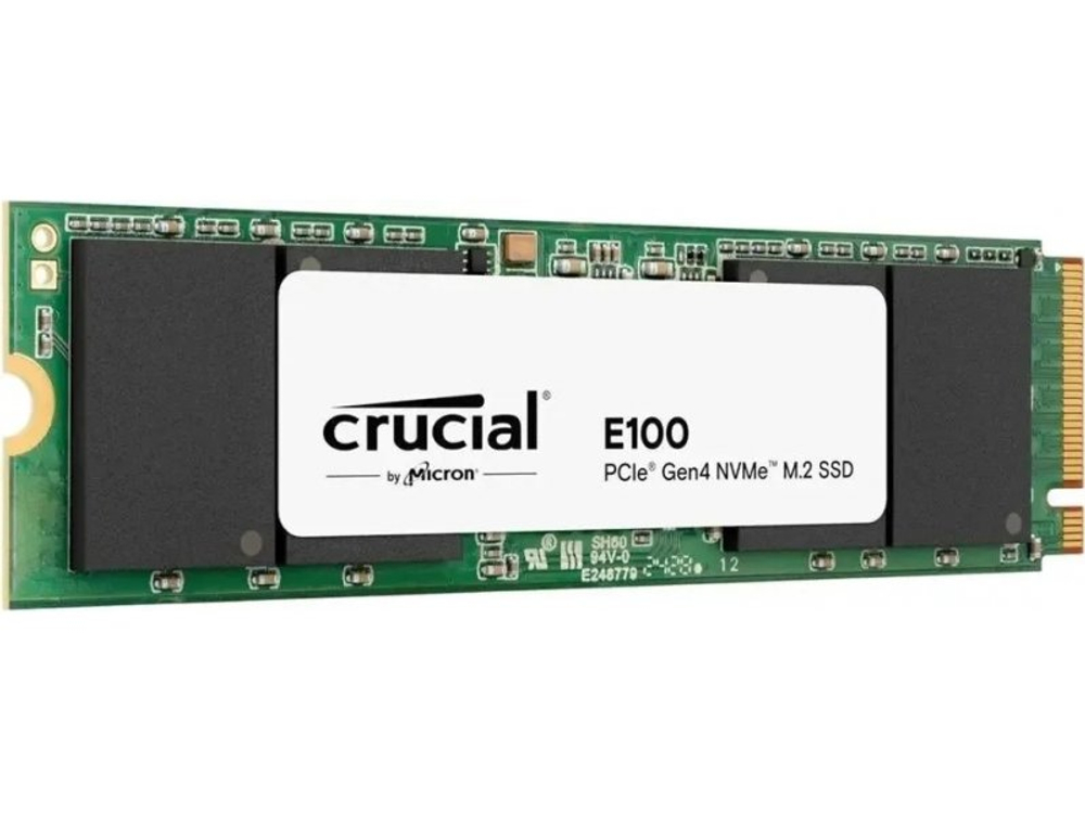 SSD накопитель Crucial E100 2ТБ, M.2 2280, PCIe 4.0 x4, NVMe [CT2000E100SSD8]