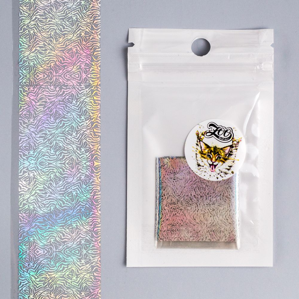 Zoo Фольга для литья переводная Разводы 1463, 4х50см