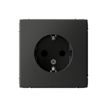 Розетка ArtGallery 16А с заземл. защ. шторки механизм базальт SE GAL001445