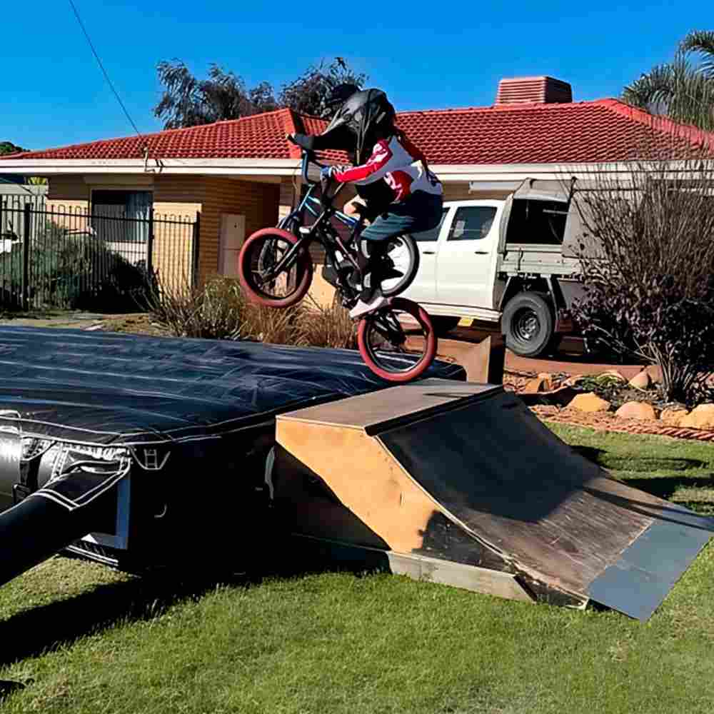 Надувная подушка «LandAir» для приземления и трюков, 4,5×3,5×0,46 м