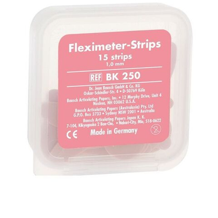 BK 250 полоски-шаблоны гибкие 1.0мм 15шт, розовые Bausch