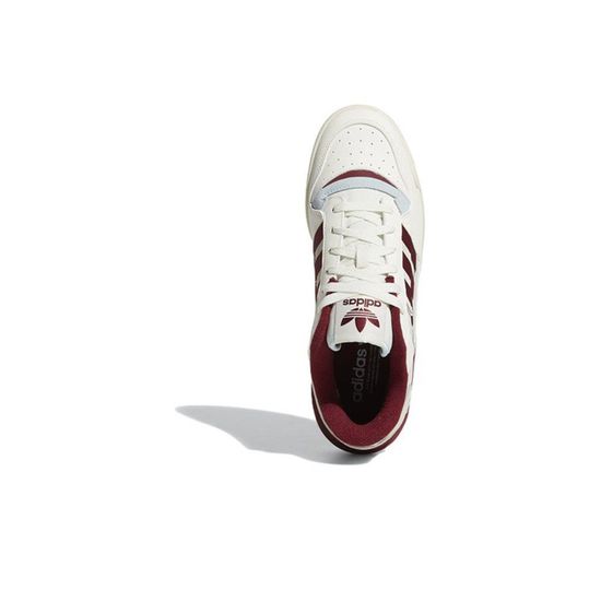 Кроссовки Adidas Forum Exhibit Low White/Burgundy