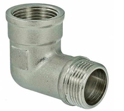 ViEiR Уголок 1/2"ВР-1/2"НР, никелированная латунь (LFHN33)