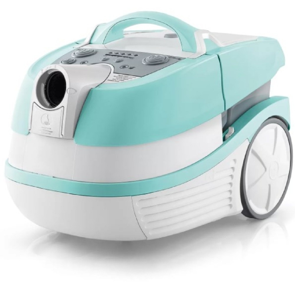 Пылесос BOSCH BWD420HYG Пылесос, контейнер, 2000 Вт, белый / голубой