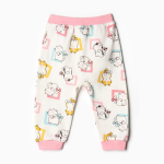 Штанишки детские, цвет белый/котята, р. 68 9927010 (BONITO)