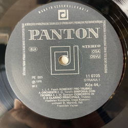 Винтажная виниловая пластинка LP Vladislav Kozderka, Jan Slabak, G. Torelli, G. P. Telemann, H. Purcell (Чехословакия 1978)