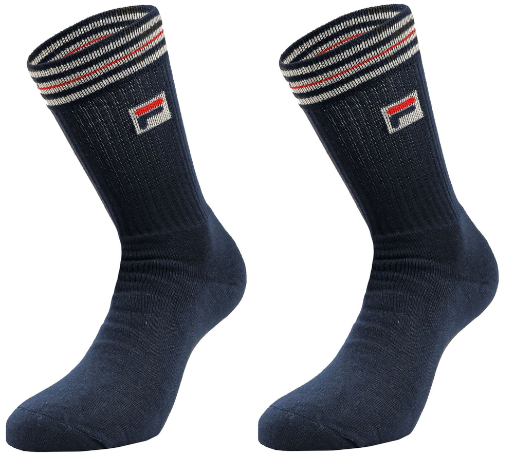 Теннисные носки Fila Unisex Heritage 2P - Blue