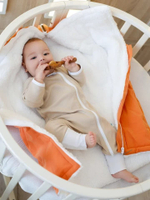 Слип на молнии с отворачивающимися манжетами (топлёное молоко)