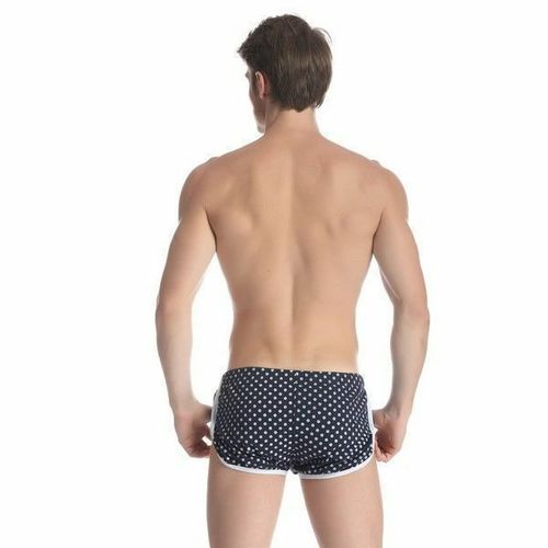 Мужские шорты синие в горошек Gillbro Navy Polka Dot Shorts