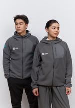 Флисовая кофта на замке ARGYMAQ EXPLORER GREY