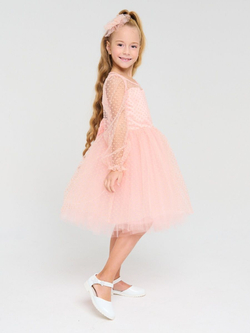 Пышное платье Уэнсдэй Аддамс (Wednesday Addams) в горох