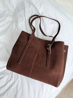 Сумка из натуральной замши