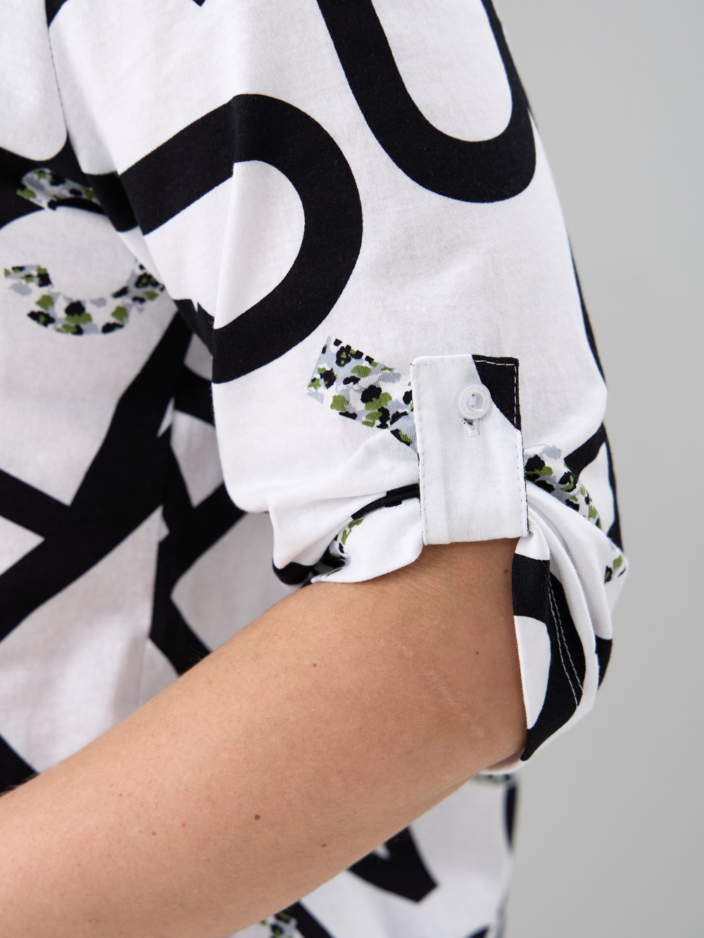 Блузка БЛ-131/белый-большиебуквы