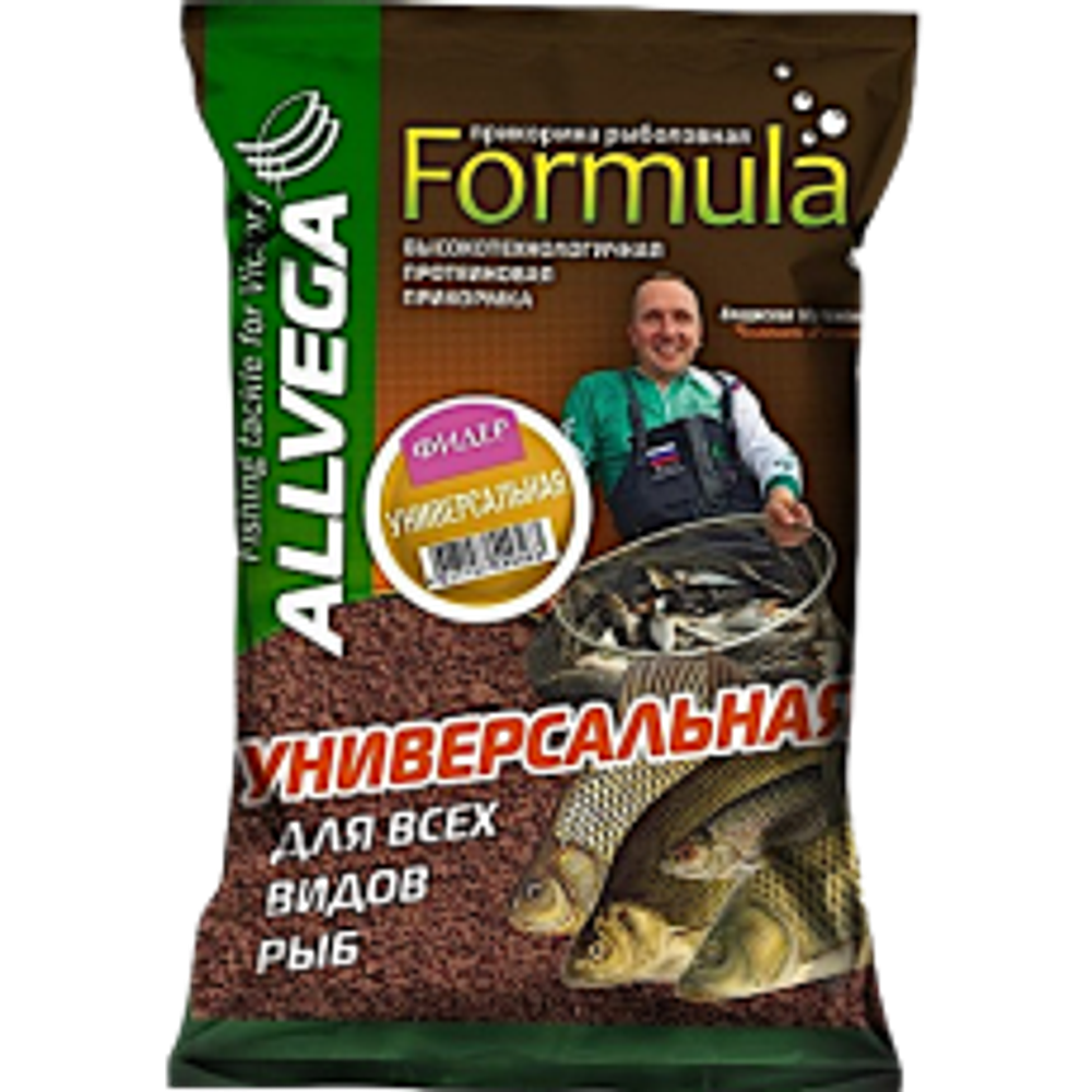 Прикормка рыб. Allvega Formula 0.9кг Universal Feeder (универсальная фидер)