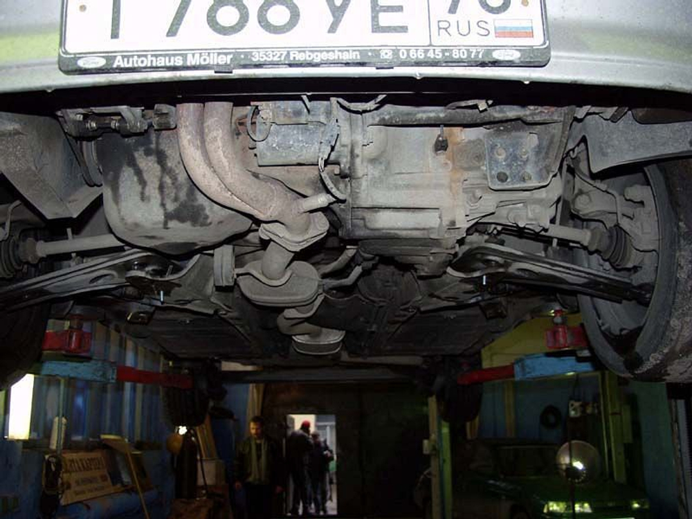 Защита картера и КПП Sheriff для Ford Escort V Рестайлинг 1991-1996 арт.08.0017