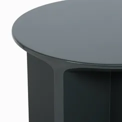 Кофейный стол Petra Ø50х45 см, зеленый глянец