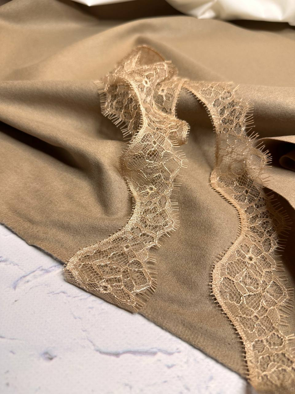 Костюмно-плательная однотонная шерсть (PENELOPE, 100%шерсть, Солнечный пепел, 150, 274 гр/м2)