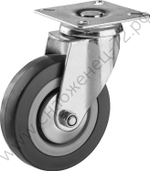 ЗУБР d=100 мм, г/п 65 кг, поворотное колесо резина/полипропилен (30956-100-S)