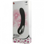 Изогнутый вибратор для точки G - ALSTON Pretty Love (12 режимов вибрации) (Цвет: черный)