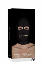 Маска с молнией Extreme Zipper Mask with Mouth Zipper (Цвет: черный)