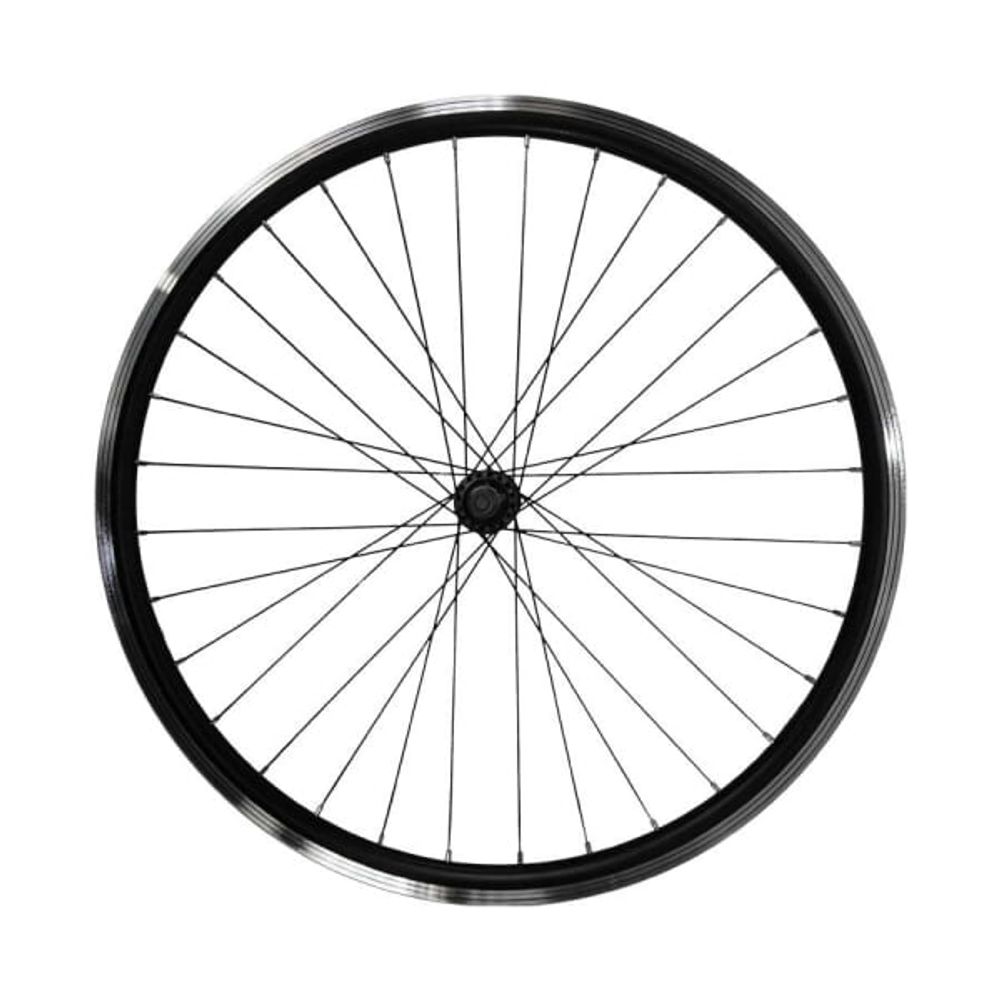 Колесо 24" переднее в сборе VelRosso дв.ал.об,гайки,V-brake,WSM-24FV