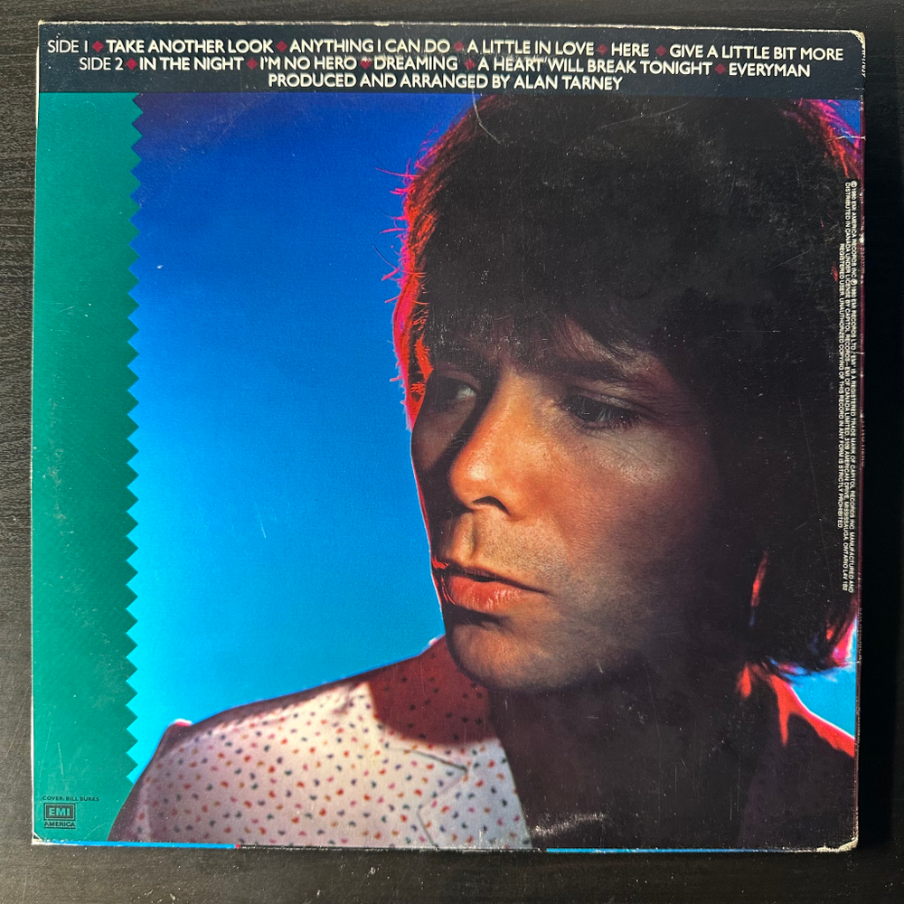 Cliff Richard ‎– I'm No Hero (Канада 1980г.)