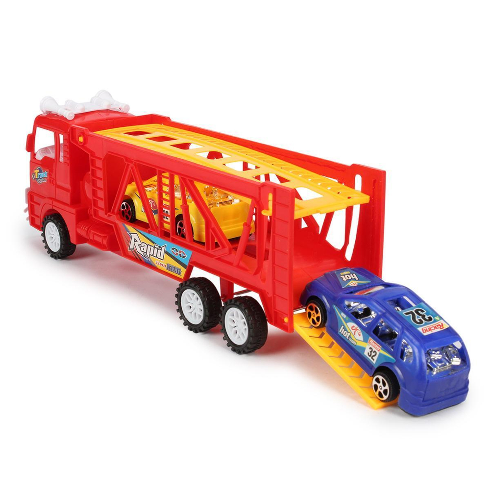 Автовоз ин. +2машины, пакет JL002-4