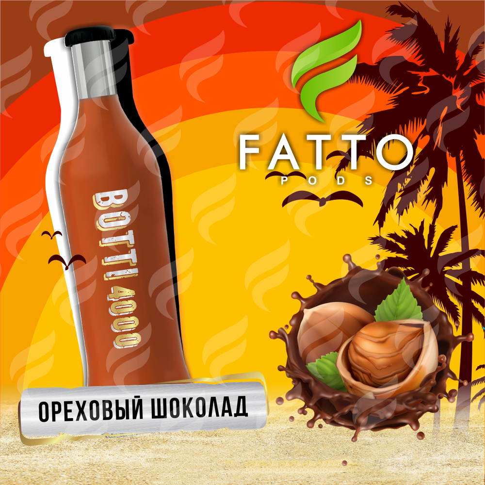 FATTO PODS BOTTI (2% nic) – Nut Chocolate