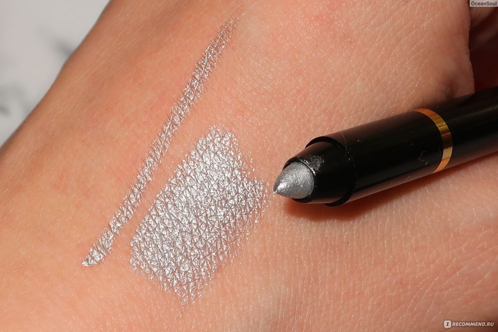 Карандаш для глаз устойчивый гелевый VIVIENNE SABO Liner Virtuose - 605 серебристый