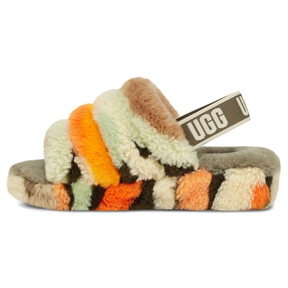 Ugg Fluff Yeah Slide Cali Collage 'Olive'