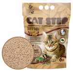 Наполнитель растительный комкующийся CAT STEP Tofu Latte, 6л
