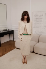 Костюм с юбкой, разноцветный