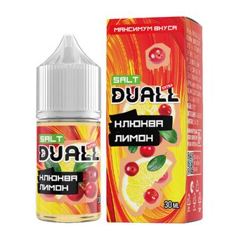 Жидкость DUALL EXTRA Salt 2% HARD 30 ml - Клюква Лимон