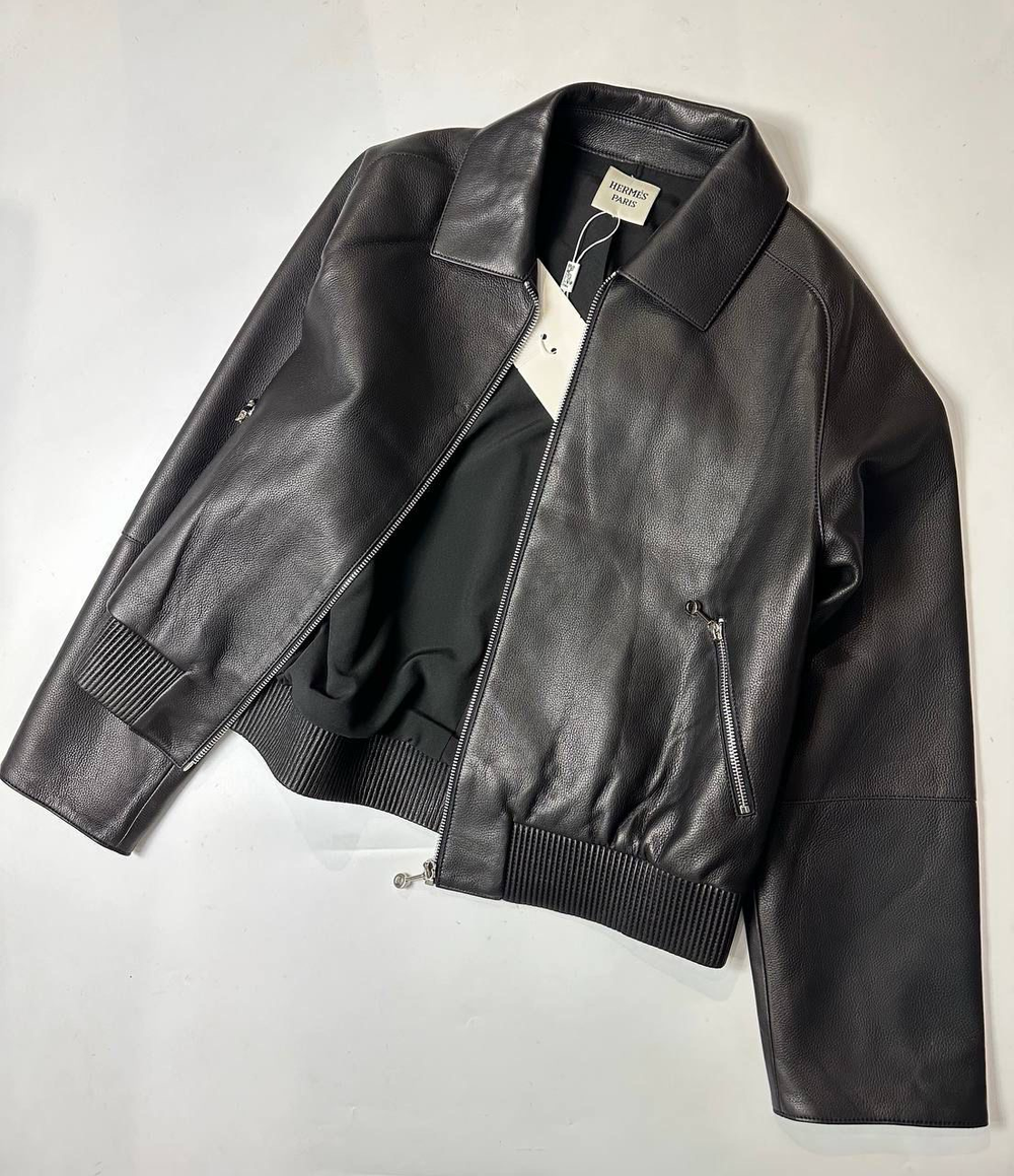Кожаная куртка Hermes