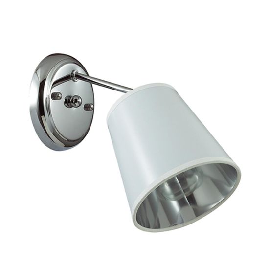 3314/1W COMFI LN 000 хром/абажур ткань/подвески хрусталь Бра E14 40W 220V ZULIENNA