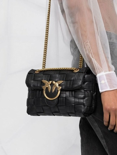 MINI LOVE BAG PUFF WAVE – black