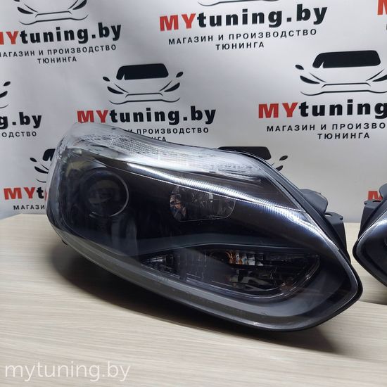 Фары передние FORD FOCUS MK3 11- 10.14 LED BLACK