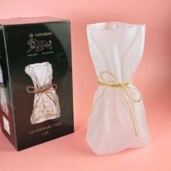 Lenardi 200-147 Декоративная ваза для цветов 30см в под.уп.(х6)Стекло